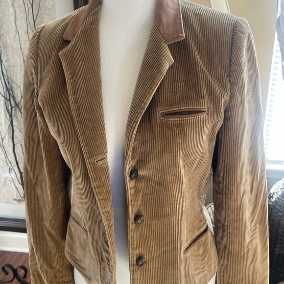 Sasson Jeans Tan Corduroy Blazer - Picture 2 of 6